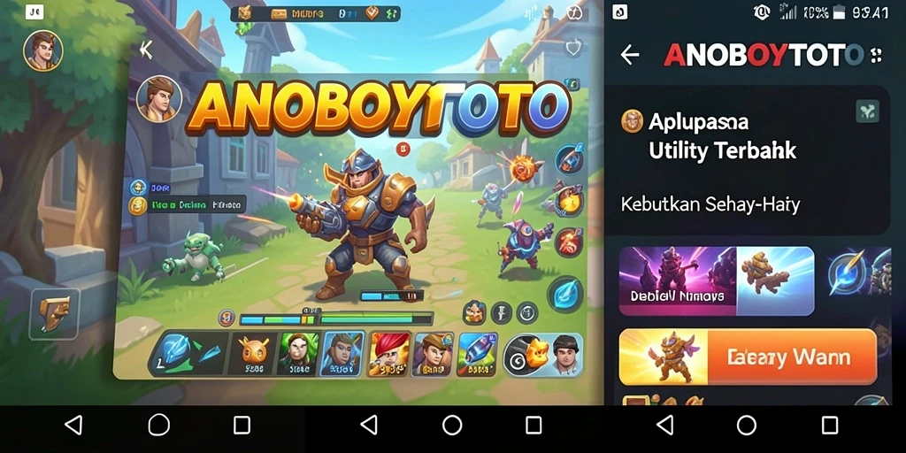 Tampilan utama ANOBOYTOTO dengan fitur-fitur Utility yang praktis.