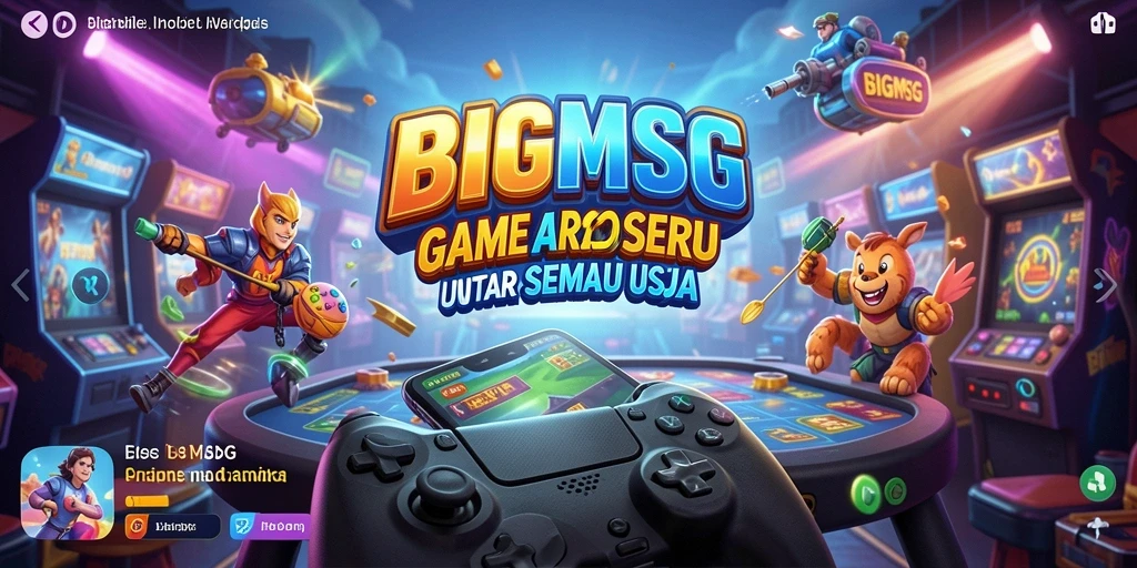 Tampilan menarik dari gameplay seru BIGMSG.
