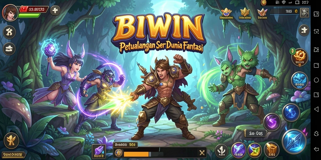 Tampilan gameplay seru di dunia petualangan BIWIN.