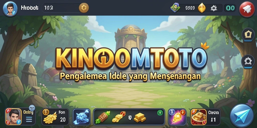 Tampilan gameplay KINGDOMTOTO dengan elemen Idle yang menarik.
