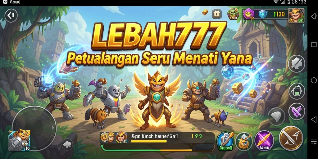Tangkapan layar gameplay LEBAH777 menunjukkan aksi petualangan yang mendebarkan.