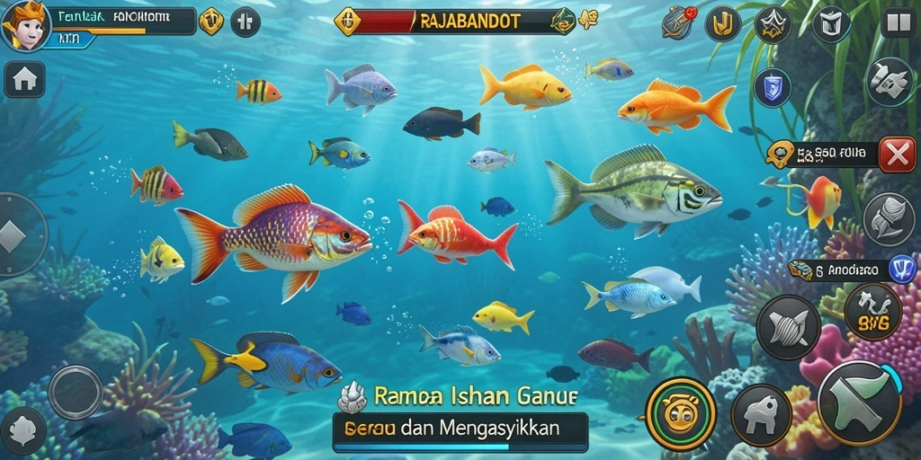 Gameplay seru RAJABANDOT dengan visual menawan.
