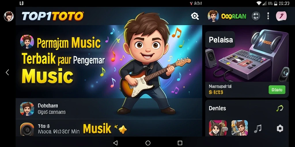 Tampilan screenshot utama dari gameplay TOP1TOTO yang seru.